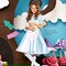 Bow Accent Thigh Highs - White Over the Knee High Stockings with Red Satin Ribbon Bow Accent for Women and Girls